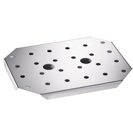 gastronorm insert bottom G-ELB 1/2 stainless steel perforated  L 265 mm product photo