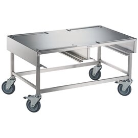 ROLA23 &quot;, with cover shelf, stainless steel, 4 castors, galvanized steel, 2 of them with fixing product photo
