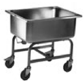 potato washing cart | vegetable washing cart 2 braked castors 810 mm  x 620 mm  H 750 mm | suitable for 2 x GN 1/1 product photo