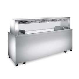 mobile frontcooking station BLANCO COOK classic 4.1 suitable for 4 table-top cooking units product photo