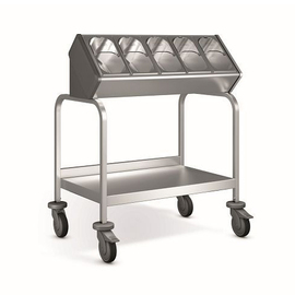 children's cutlery trolley BT 400 Kids | 900 mm x 600 mm H 1060 mm wheel details plastic product photo