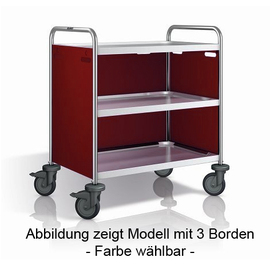 children's serving trolley SW 8 X 5-2 Kids | 2 shelves x 600 mm H 800 mm wheel details plastic product photo