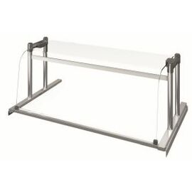 Retrofittable sneeze guard for B.PRO food serving trolleys SAG and SAW with 4 basins product photo