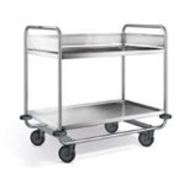 clearing trolley ARW 10 x 6-2  | 2 shelves  L 1100 mm  B 700 mm  H 1010 mm product photo