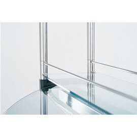 WS3WM3_12_2 Hustenschutz für Linienmodule, einseitig, 8 mm stark, bis zur Abdeckung herabgezogen, ohne Durchreiche,  für MIKADO Warmbuffet-Wagen WS-3 u. WM-3 product photo