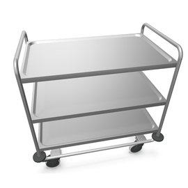 serving trolley SW 10 x 6-3 | 3 shelves | Rolls are air identical product photo