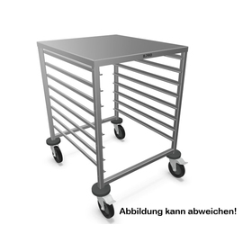 shelved trolley RWRA 851 with worktop H 900 mm product photo