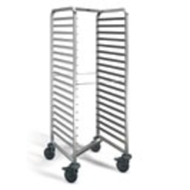 shelved trolley RWRR 161 | wheel details galvanized steel product photo