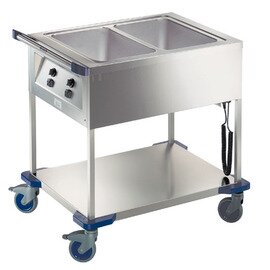 food serving trolley SAW 2 heatable  • 2 basins product photo