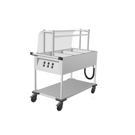 food serving trolley SAW 3 heatable | sneeze guard product photo  S