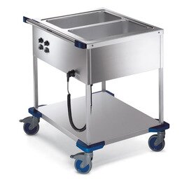 food serving trolley SAW L-2 heatable  • 2 basins product photo