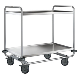 serving trolley SW 10 x 6-2  | 2 shelves  L 1100 mm  B 700 mm  H 1000 mm product photo