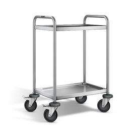 serving trolley SW 6 x 4-2  | 2 shelves  L 700 mm  B 500 mm  H 950 mm product photo