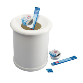 table bin 1.0 ltr made from SAN white product photo