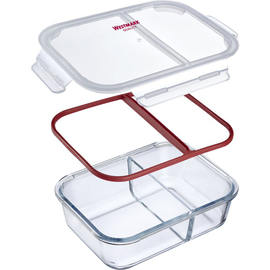 keep fresh box glass 570 ml 2 compartments product photo  S
