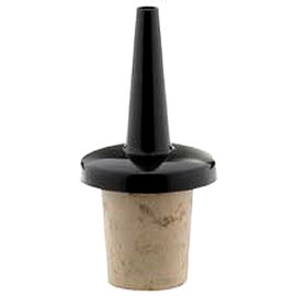 bottle pourers | plastic | cork • black tube Ø 14 mm freely dosed product photo