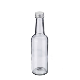 straight neck bottle 250 ml glass with screw cap product photo