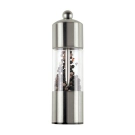 pepper mill acrylic transparent stainless steel • grinder made of steel  H 145 mm product photo