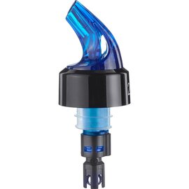 CLEARANCE | measured pourer Auto-Pour • 3 cl. • transparent • blue product photo