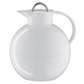 vacuum jug KUGEL 0.94 ltr white smooth vacuum -  tempered glass stainless steel screw cap product photo