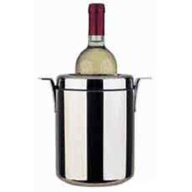 Active-bottle cooler, with exchangeable cooler, stainless steel high-gloss, metal cover ring, for 0.7 to 1.0 ltr. bottles product photo