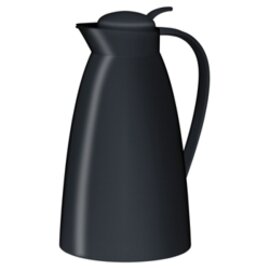 vacuum jug ECO 1 ltr black matt vacuum -  tempered glass screw cap product photo