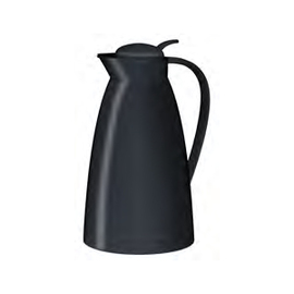 vacuum jug ECO 1 ltr black matt vacuum -  tempered glass screw cap | one-hand operation product photo