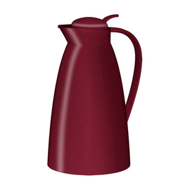 vacuum jug ECO 1 ltr red matt vacuum -  tempered glass screw cap | one-hand operation product photo