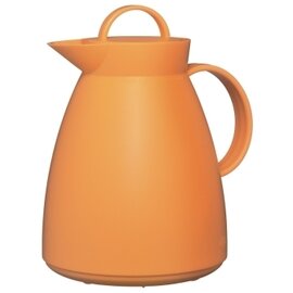 Insulated jug Dan, GV 1,0 L, made of high-quality plastic with &quot;frosted&quot; surface, alfiDur-vacuum hard-glass insert, orange product photo