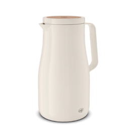 vacuum jug STUDIO TEA 1.0 ltr stainless steel white product photo