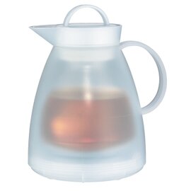 vacuum jug DAN TEA 1 ltr transparent matt vacuum -  tempered glass screw cap product photo