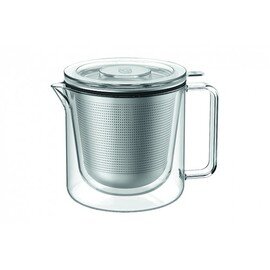 Tea maker / teapot &quot;teaMotion&quot; 0,6 l, direct brewing system, double-walled borosilicate glass, dishwasher safe product photo