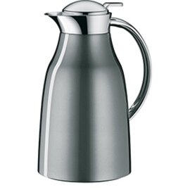 vacuum jug GLORY 1 ltr metal grey vacuum -  tempered glass screw cap product photo