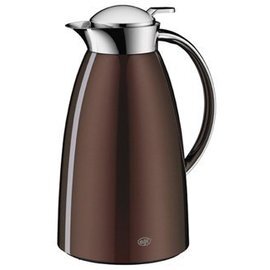 vacuum jug GUSTO 1 ltr metal brown vacuum -  tempered glass screw cap product photo