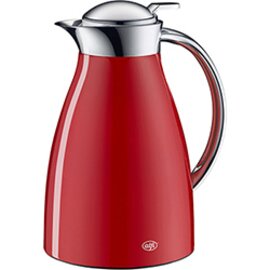 vacuum jug SENSO 0.65 ltr metal red vacuum -  tempered glass screw cap product photo