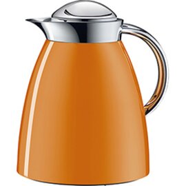 vacuum jug GUSTO TEA 1 ltr metal mango coloured vacuum -  tempered glass screw cap product photo