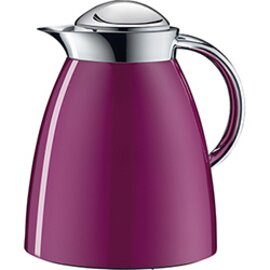 vacuum jug GUSTO TEA 1 ltr metal cassis coloured vacuum -  tempered glass screw cap product photo