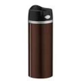 insulating drinking cup ISO MUG PERFECT 0.35 l stainless steel brown pressure cap  H 211 mm product photo