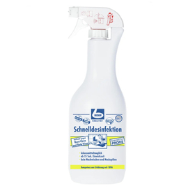 quick disinfectant 1 litre spray bottle suitable for contact areas product photo