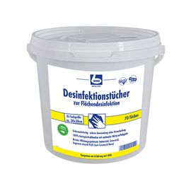 surface disinfection wipes | 1 container à 70 pieces product photo
