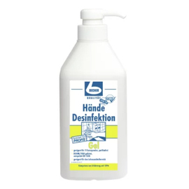 hand disinfectant gel dispenser bottle of 1 ltr suitable for eurodispenser product photo