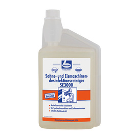 cream machine disinfectant|ice cream machine disinfectant SE 3000 1 litre bottle product photo
