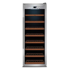 wine tempering cabinet WINE SAFE 43 glass door | compression technology product photo