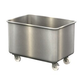 cooling basin 2 swivel castors|2 fixed castors polypropylene 1050 mm  x 700 mm  H 780 mm product photo