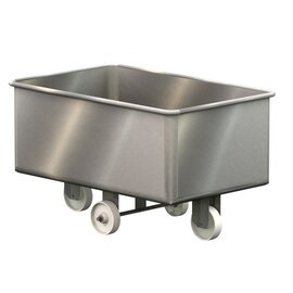 cooling basin 4 castors polyamide with 2" standpipe valve 1040 mm  x 840 mm  H 680 mm product photo