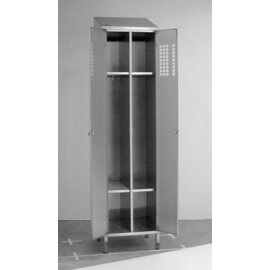 clothes locker 500 mm  x 500 mm  H 1950 mm with 2 wing doors closure Knebel product photo