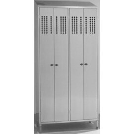clothes locker 950 mm  x 500 mm  H 1950 mm with with double doors closure Knebel product photo