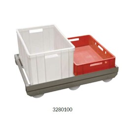 trolley | plastic castors 610 mm x 870 mm product photo