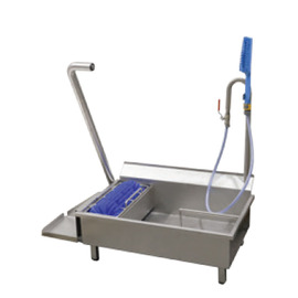 shoe sole cleaner with hand brush with 1 brush | handling per sensor | telescopic handle product photo