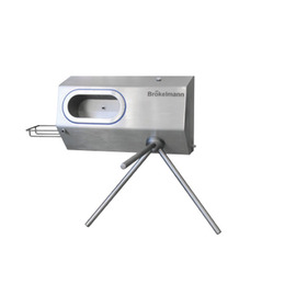 pedestrian barrier with turnstile left - one direction 230 volts mechanical turnstile | 1393 mm product photo